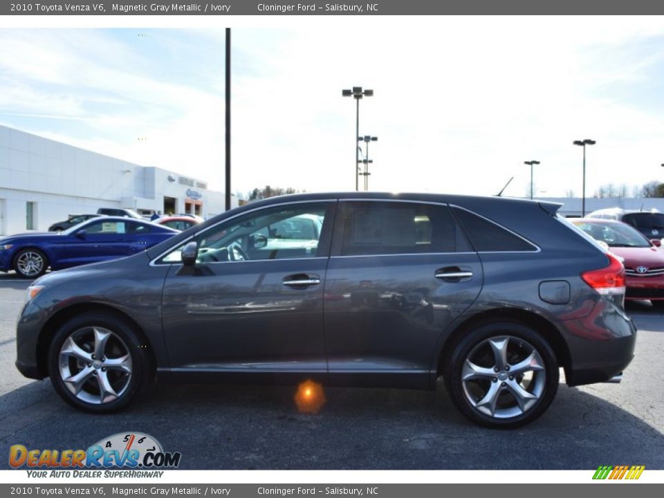 2010 Toyota Venza V6 Magnetic Gray Metallic / Ivory Photo #6