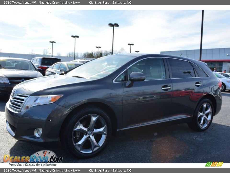 2010 Toyota Venza V6 Magnetic Gray Metallic / Ivory Photo #7