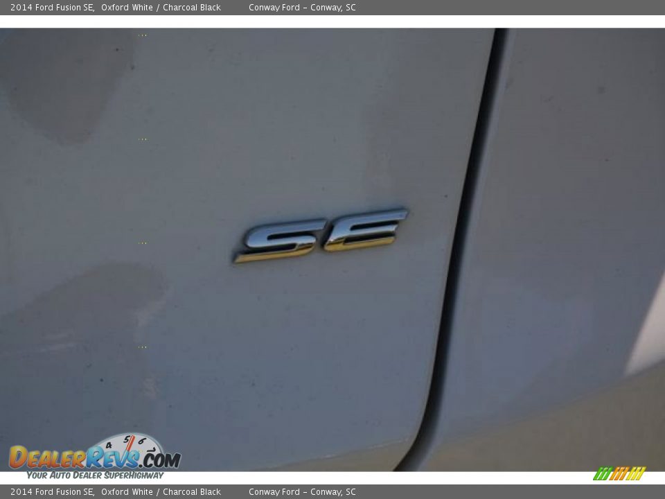 2014 Ford Fusion SE Oxford White / Charcoal Black Photo #15