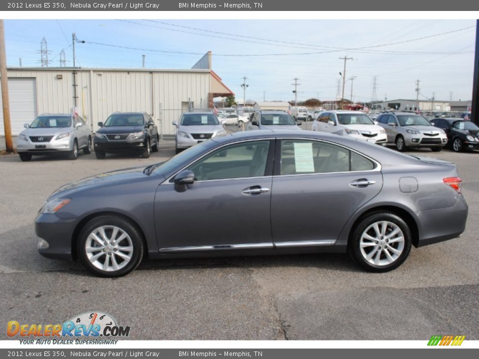 2012 Lexus ES 350 Nebula Gray Pearl / Light Gray Photo #2