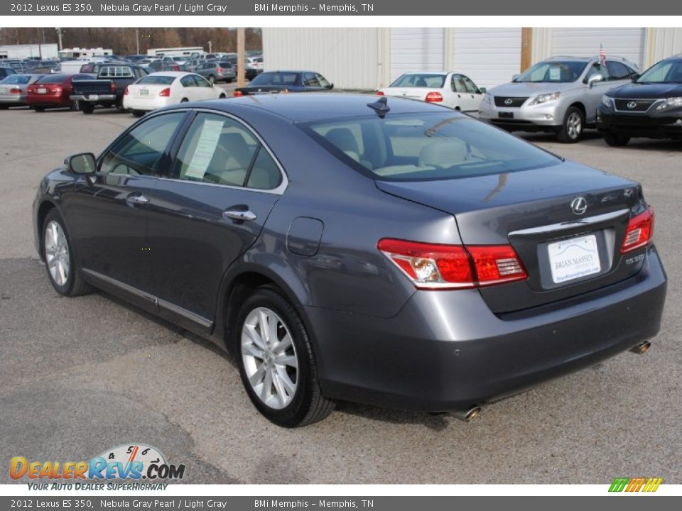 2012 Lexus ES 350 Nebula Gray Pearl / Light Gray Photo #3