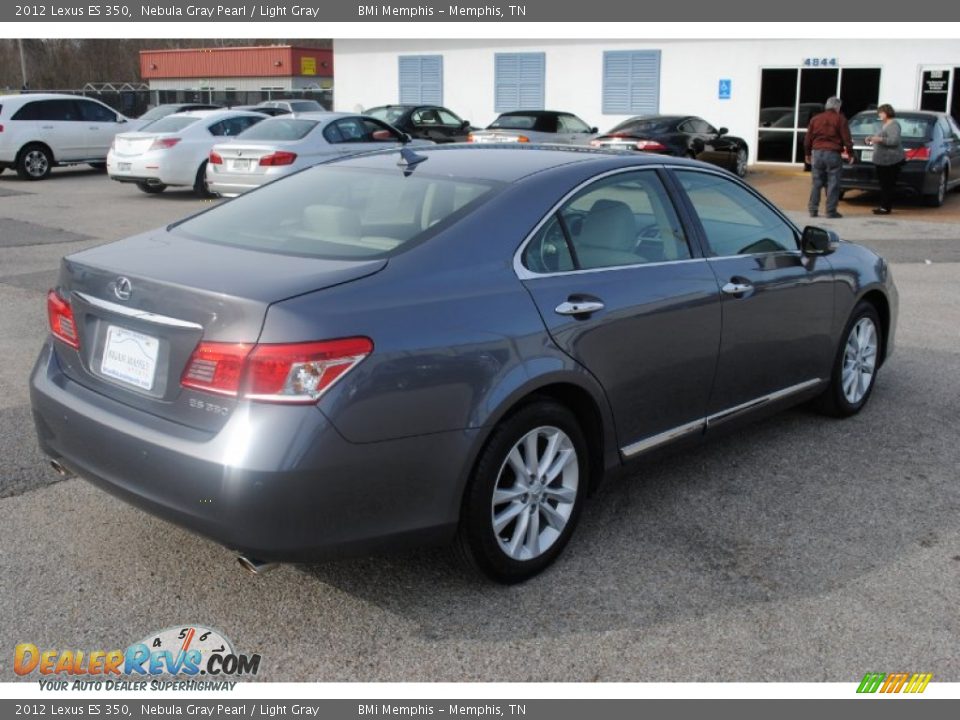 2012 Lexus ES 350 Nebula Gray Pearl / Light Gray Photo #5