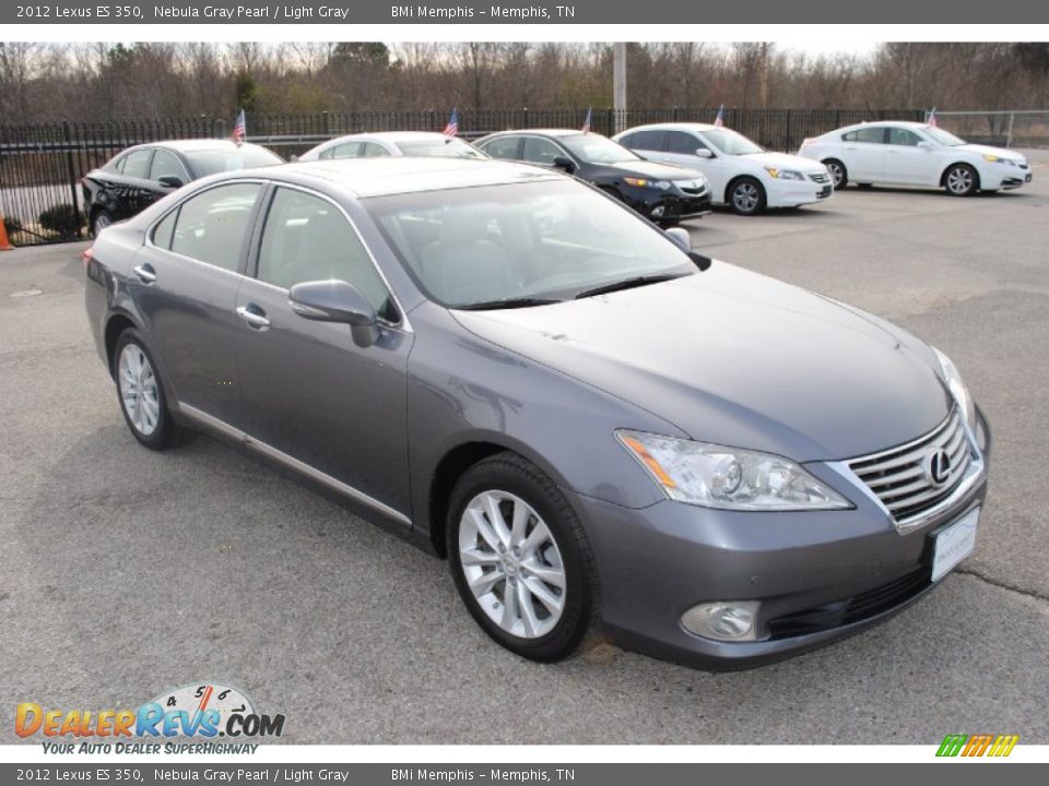 2012 Lexus ES 350 Nebula Gray Pearl / Light Gray Photo #7