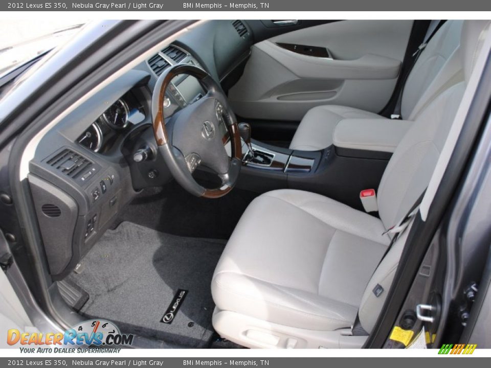 2012 Lexus ES 350 Nebula Gray Pearl / Light Gray Photo #8