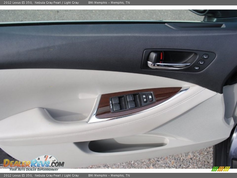 2012 Lexus ES 350 Nebula Gray Pearl / Light Gray Photo #10