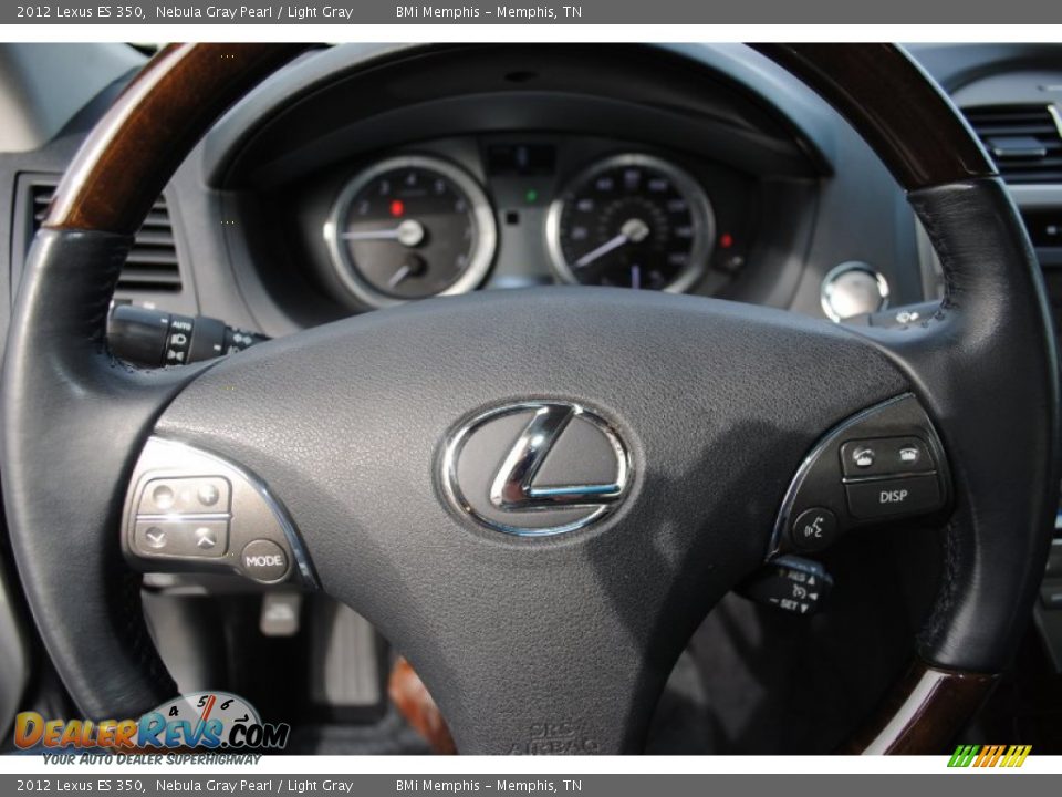 2012 Lexus ES 350 Nebula Gray Pearl / Light Gray Photo #13