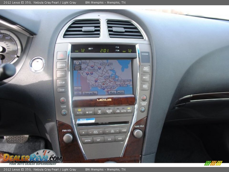 2012 Lexus ES 350 Nebula Gray Pearl / Light Gray Photo #16