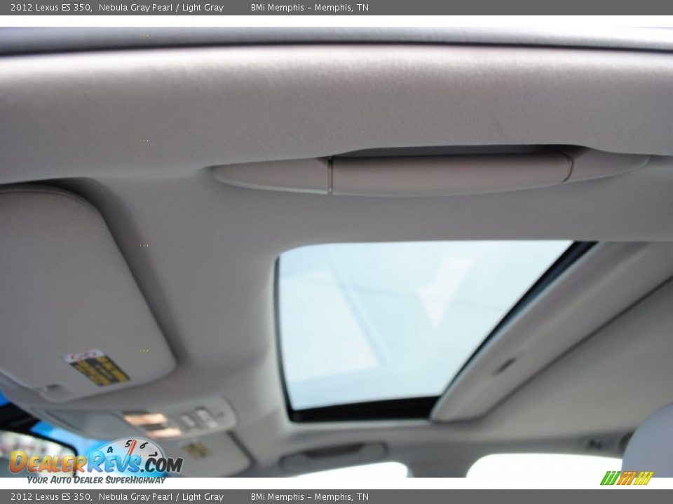 2012 Lexus ES 350 Nebula Gray Pearl / Light Gray Photo #20