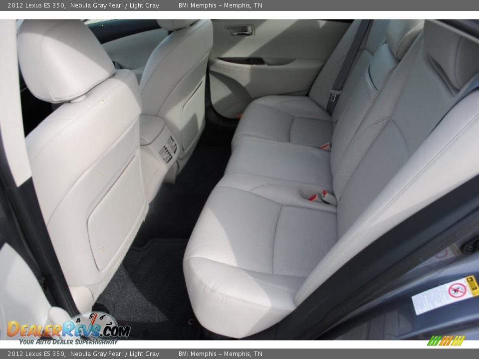 2012 Lexus ES 350 Nebula Gray Pearl / Light Gray Photo #22