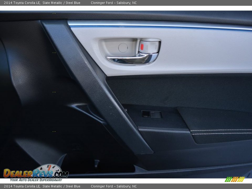 2014 Toyota Corolla LE Slate Metallic / Steel Blue Photo #15