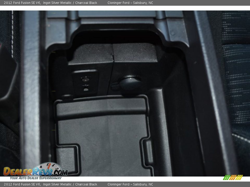 2012 Ford Fusion SE V6 Ingot Silver Metallic / Charcoal Black Photo #21