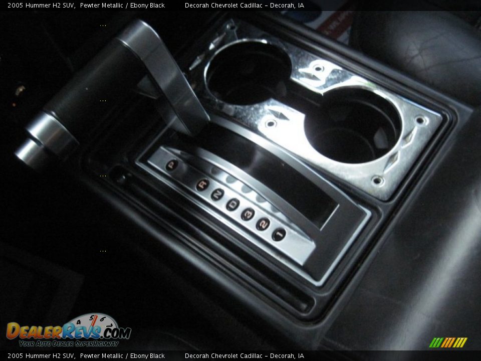 2005 Hummer H2 SUV Pewter Metallic / Ebony Black Photo #21