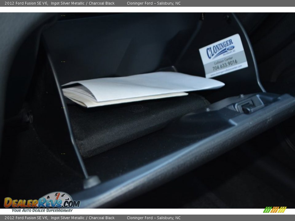 2012 Ford Fusion SE V6 Ingot Silver Metallic / Charcoal Black Photo #27