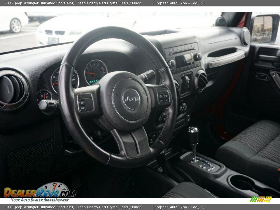 2012 Jeep Wrangler Unlimited Sport 4x4 Deep Cherry Red Crystal Pearl / Black Photo #5
