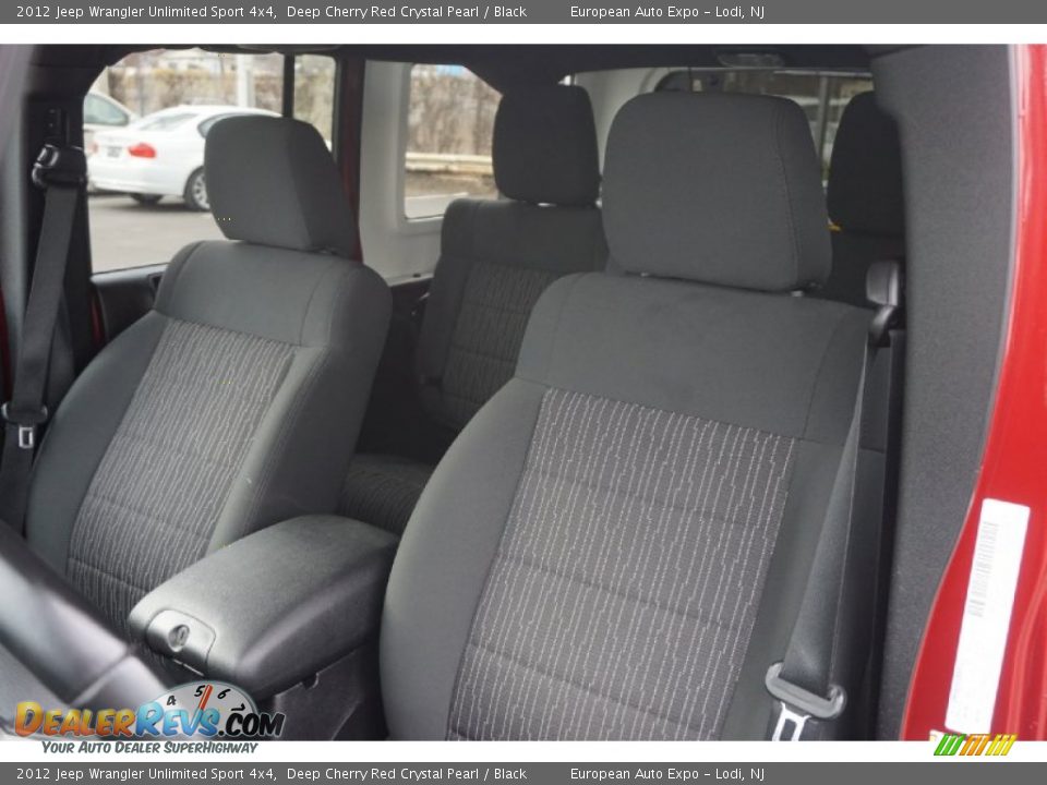 2012 Jeep Wrangler Unlimited Sport 4x4 Deep Cherry Red Crystal Pearl / Black Photo #6