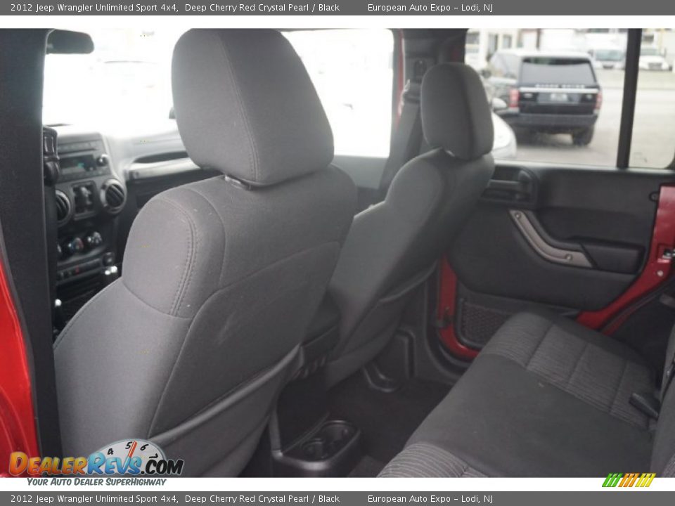 2012 Jeep Wrangler Unlimited Sport 4x4 Deep Cherry Red Crystal Pearl / Black Photo #7