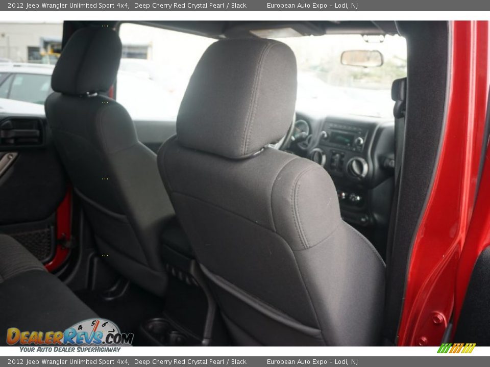 2012 Jeep Wrangler Unlimited Sport 4x4 Deep Cherry Red Crystal Pearl / Black Photo #9