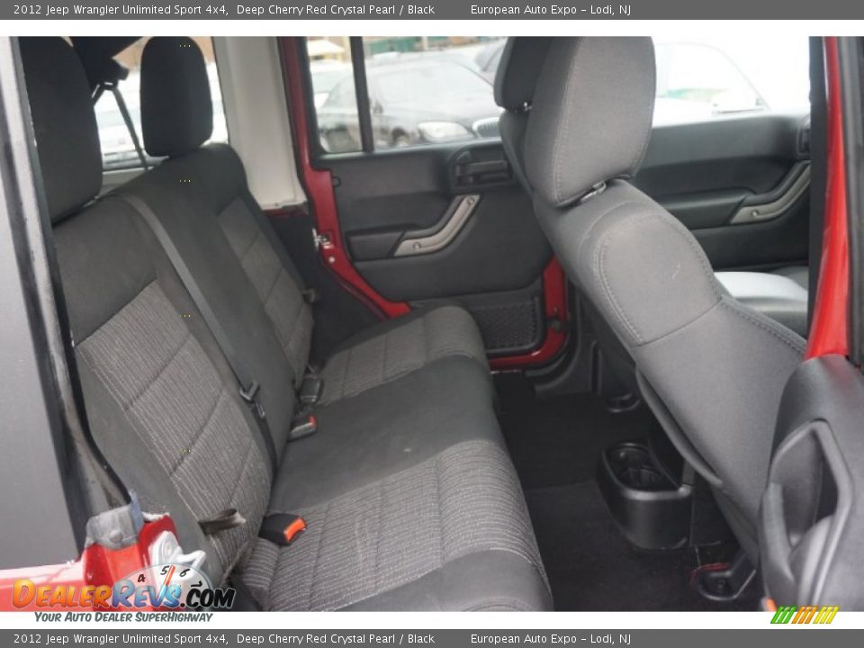 2012 Jeep Wrangler Unlimited Sport 4x4 Deep Cherry Red Crystal Pearl / Black Photo #10