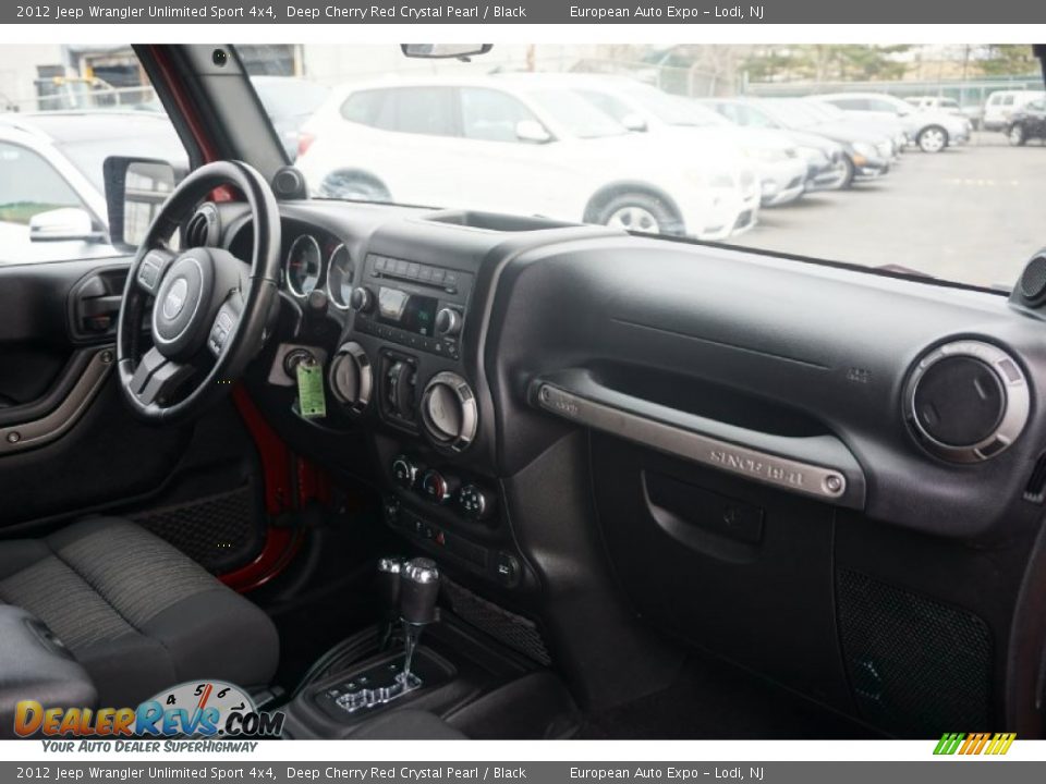 2012 Jeep Wrangler Unlimited Sport 4x4 Deep Cherry Red Crystal Pearl / Black Photo #11
