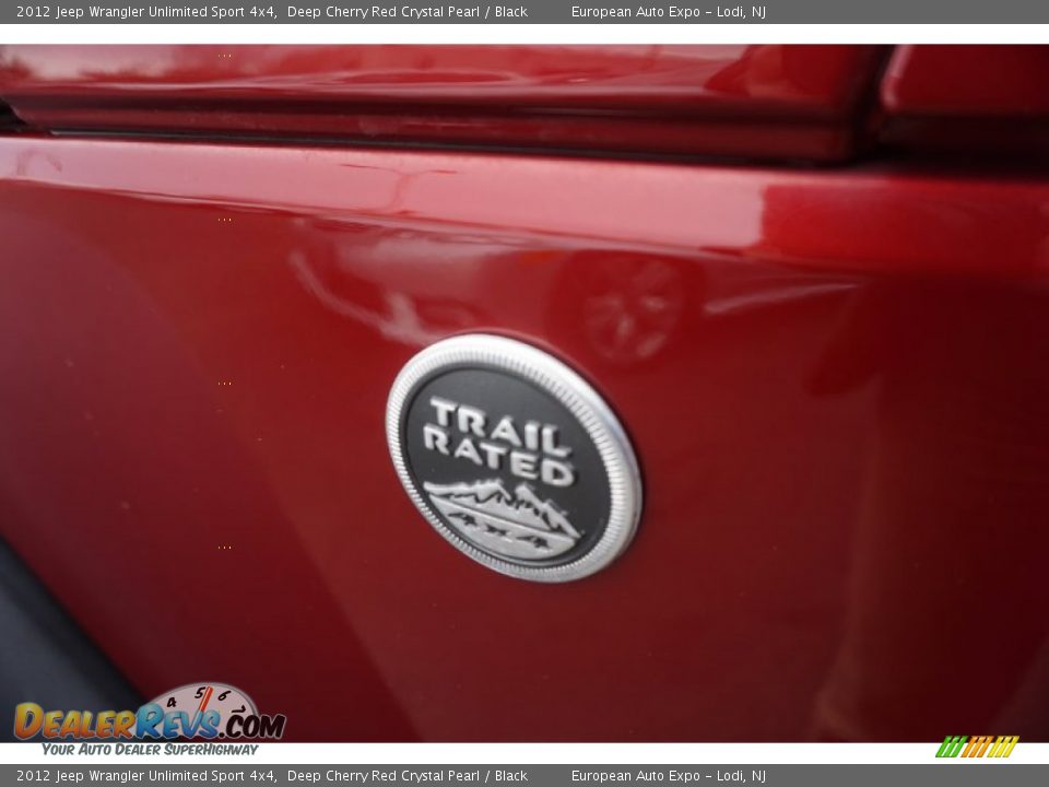 2012 Jeep Wrangler Unlimited Sport 4x4 Deep Cherry Red Crystal Pearl / Black Photo #19