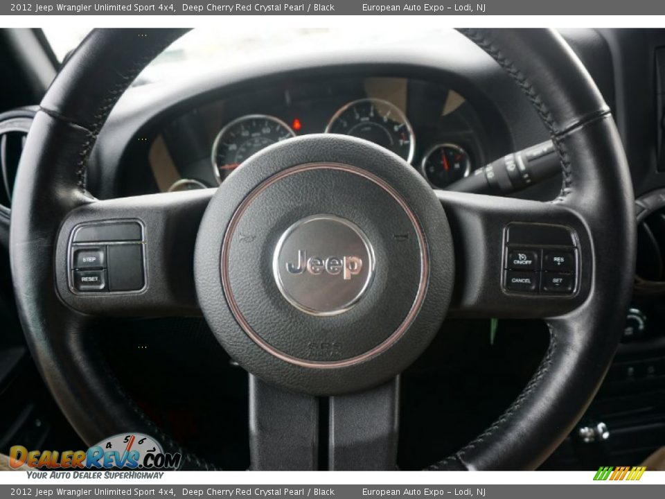 2012 Jeep Wrangler Unlimited Sport 4x4 Deep Cherry Red Crystal Pearl / Black Photo #21