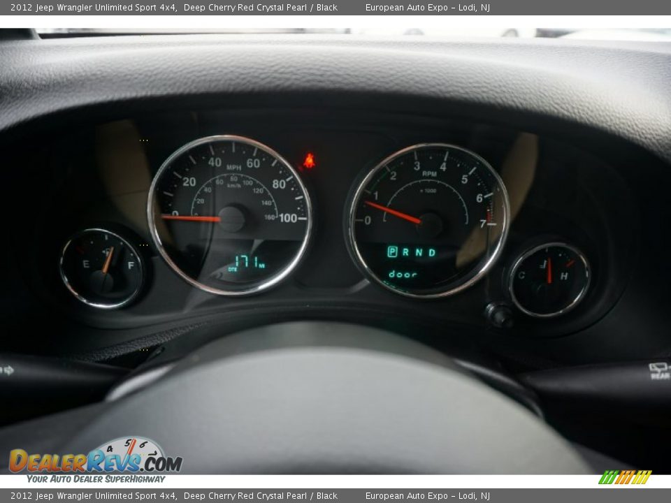 2012 Jeep Wrangler Unlimited Sport 4x4 Deep Cherry Red Crystal Pearl / Black Photo #22