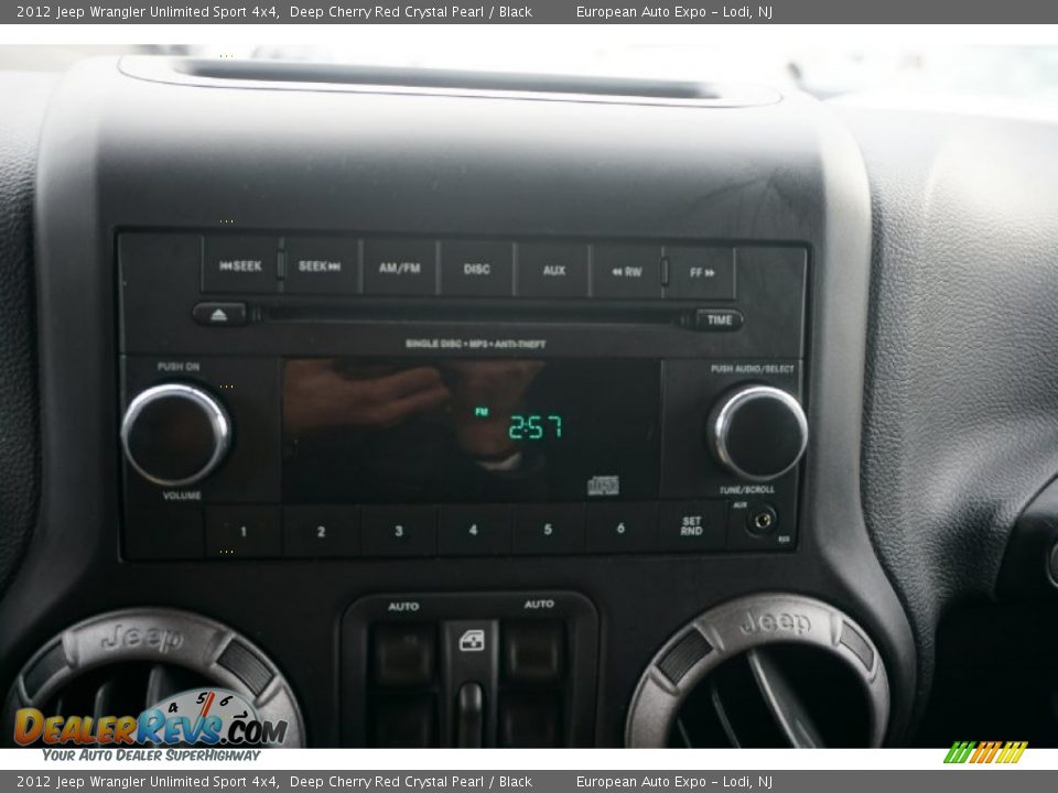 2012 Jeep Wrangler Unlimited Sport 4x4 Deep Cherry Red Crystal Pearl / Black Photo #23
