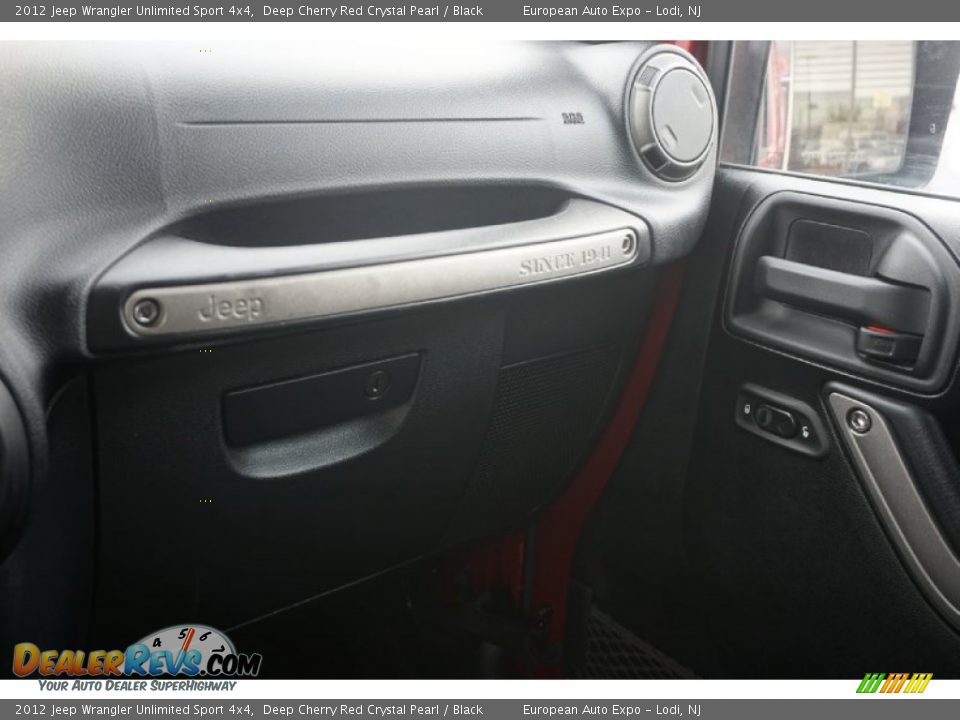 2012 Jeep Wrangler Unlimited Sport 4x4 Deep Cherry Red Crystal Pearl / Black Photo #27