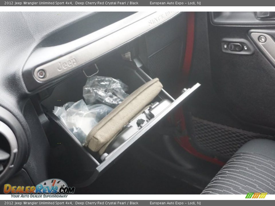 2012 Jeep Wrangler Unlimited Sport 4x4 Deep Cherry Red Crystal Pearl / Black Photo #28