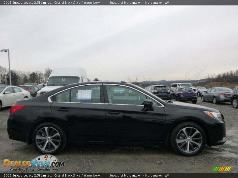 2015 Subaru Legacy 2.5i Limited Crystal Black Silica / Warm Ivory Photo #2
