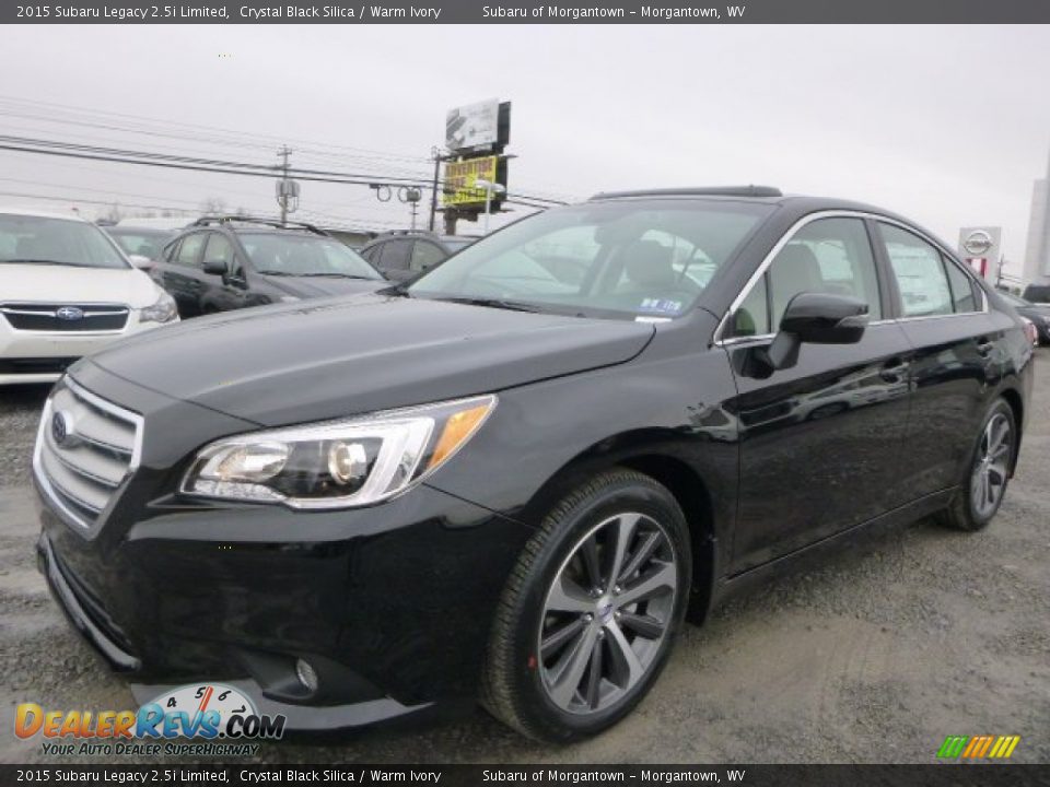 2015 Subaru Legacy 2.5i Limited Crystal Black Silica / Warm Ivory Photo #7