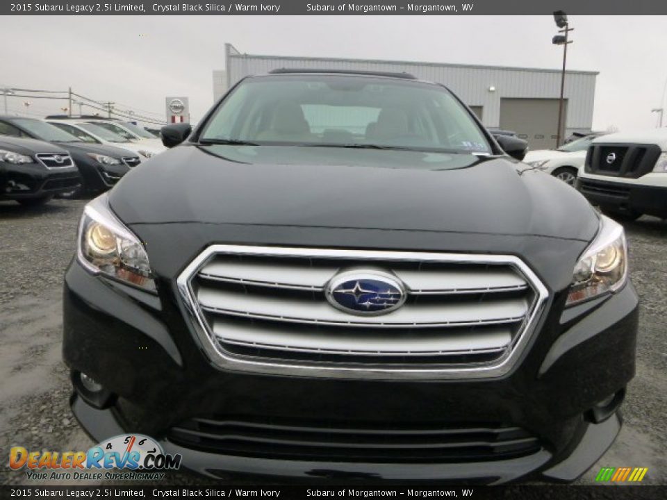 2015 Subaru Legacy 2.5i Limited Crystal Black Silica / Warm Ivory Photo #8