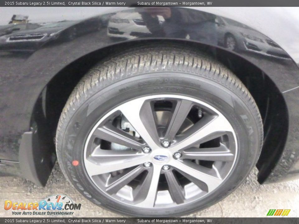 2015 Subaru Legacy 2.5i Limited Crystal Black Silica / Warm Ivory Photo #9