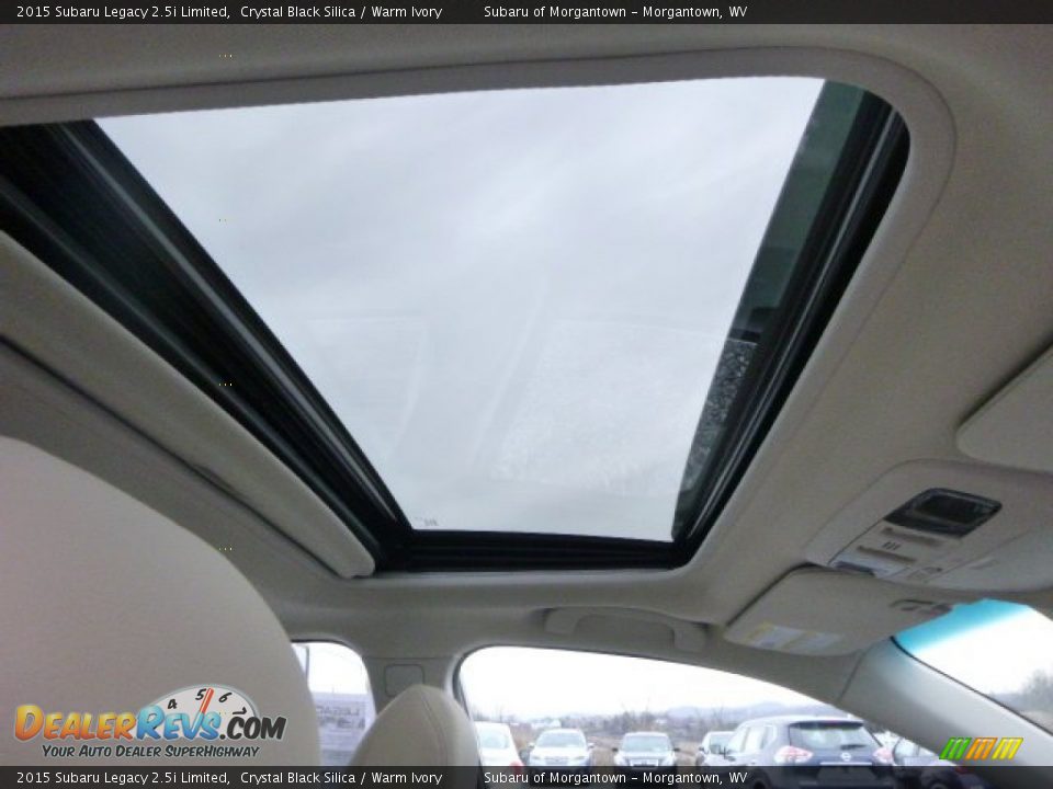 2015 Subaru Legacy 2.5i Limited Crystal Black Silica / Warm Ivory Photo #11
