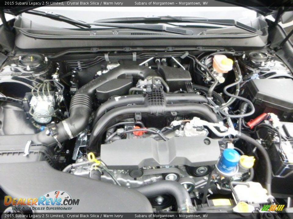 2015 Subaru Legacy 2.5i Limited Crystal Black Silica / Warm Ivory Photo #18