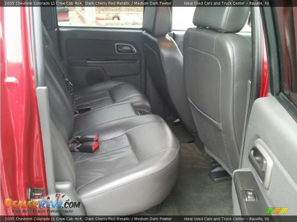 2005 Chevrolet Colorado LS Crew Cab 4x4 Dark Cherry Red Metallic / Medium Dark Pewter Photo #14