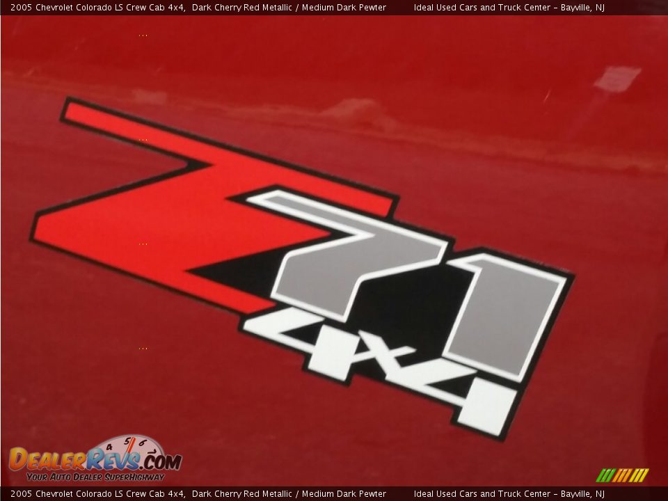 2005 Chevrolet Colorado LS Crew Cab 4x4 Dark Cherry Red Metallic / Medium Dark Pewter Photo #20