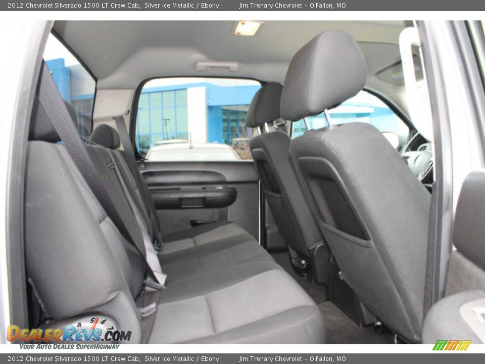 2012 Chevrolet Silverado 1500 LT Crew Cab Silver Ice Metallic / Ebony Photo #9