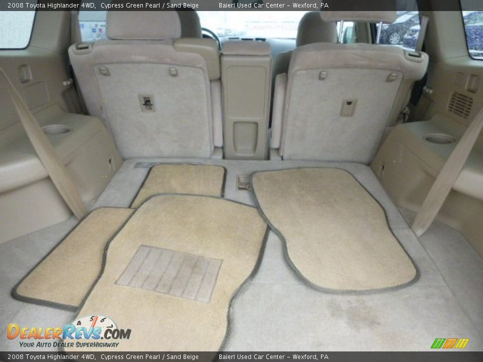 2008 Toyota Highlander 4WD Cypress Green Pearl / Sand Beige Photo #5