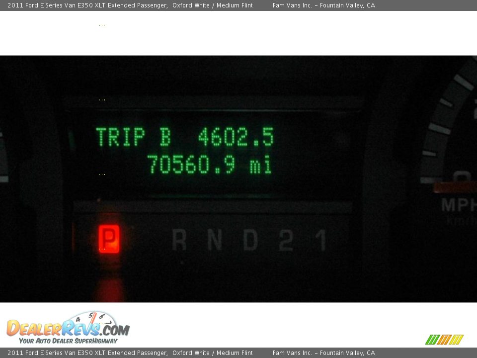 2011 Ford E Series Van E350 XLT Extended Passenger Oxford White / Medium Flint Photo #17