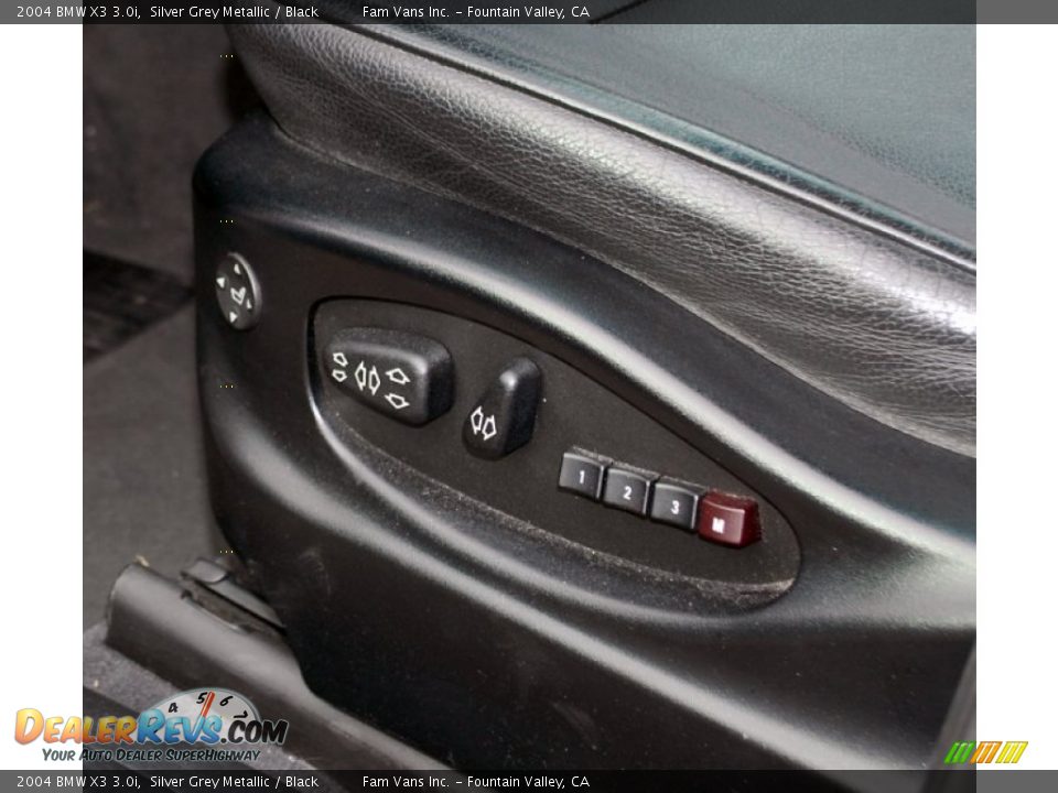 2004 BMW X3 3.0i Silver Grey Metallic / Black Photo #13