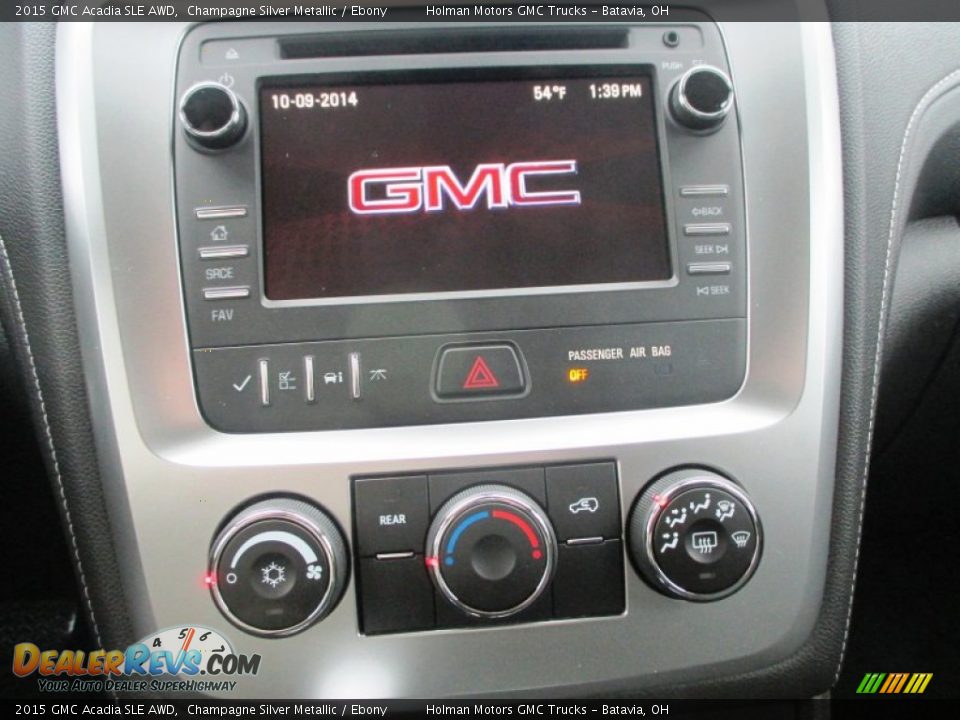 2015 GMC Acadia SLE AWD Champagne Silver Metallic / Ebony Photo #6