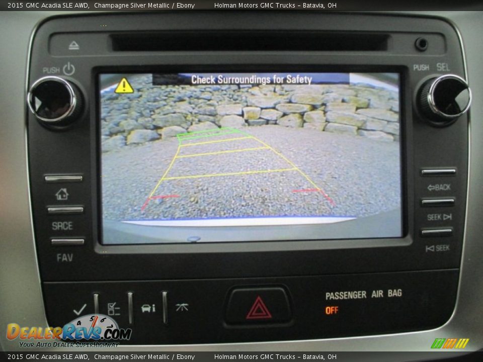 2015 GMC Acadia SLE AWD Champagne Silver Metallic / Ebony Photo #10