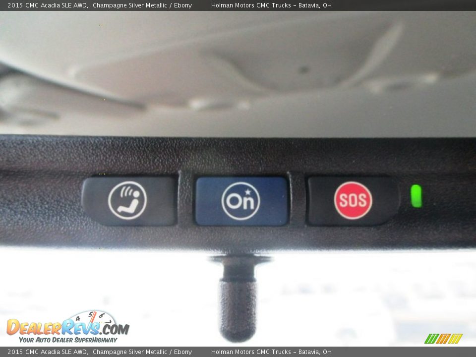 2015 GMC Acadia SLE AWD Champagne Silver Metallic / Ebony Photo #19
