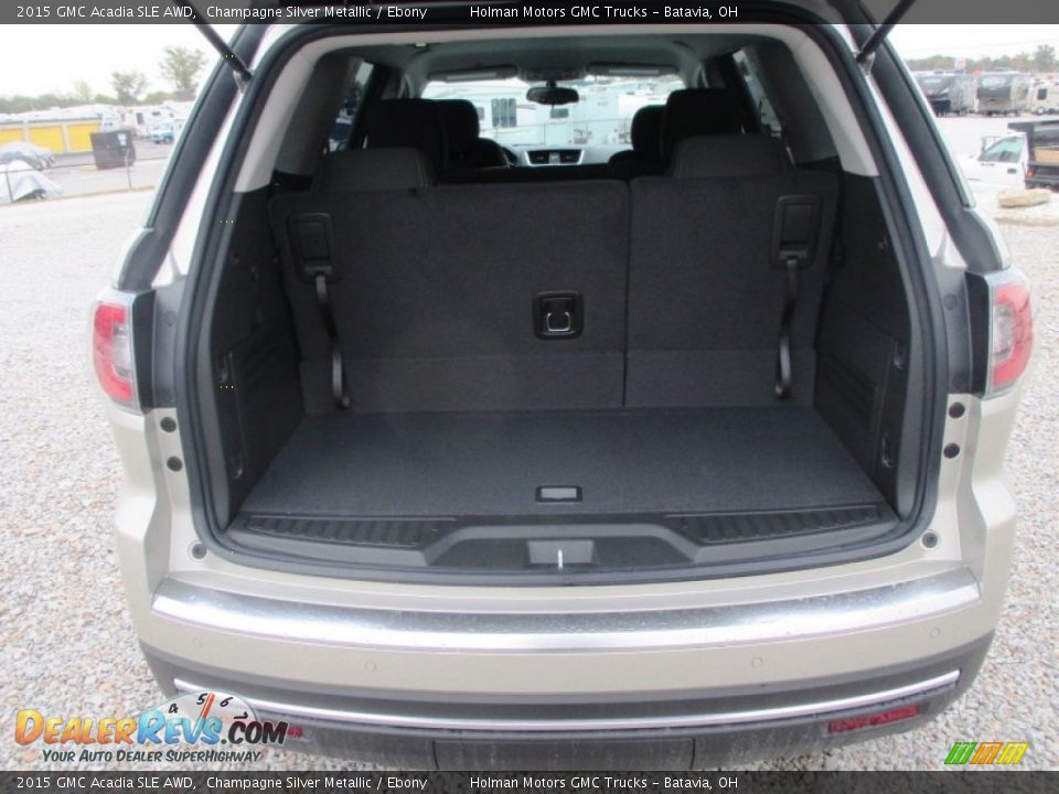 2015 GMC Acadia SLE AWD Champagne Silver Metallic / Ebony Photo #24