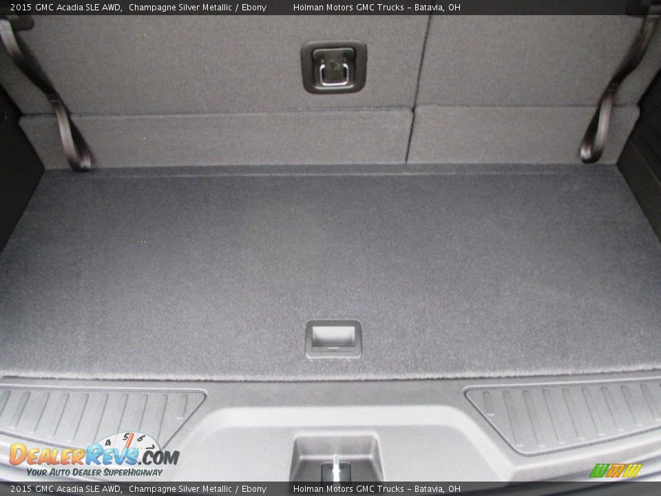 2015 GMC Acadia SLE AWD Champagne Silver Metallic / Ebony Photo #26