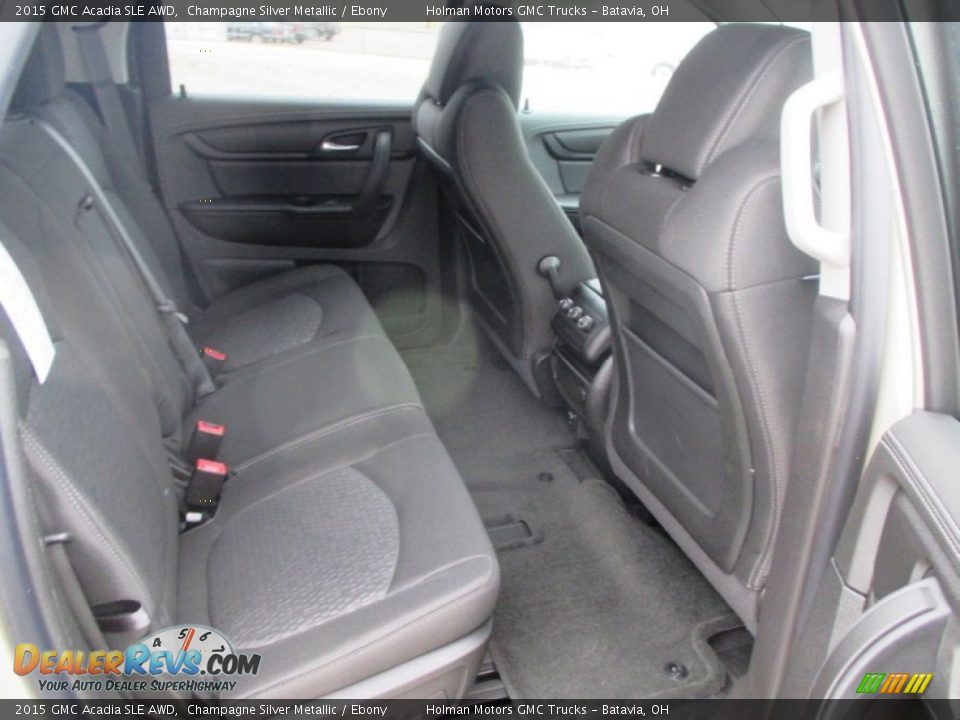 2015 GMC Acadia SLE AWD Champagne Silver Metallic / Ebony Photo #29