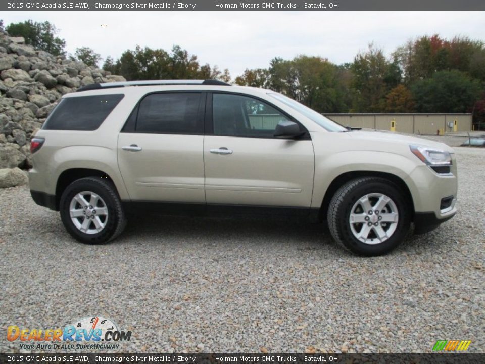 Champagne Silver Metallic 2015 GMC Acadia SLE AWD Photo #33
