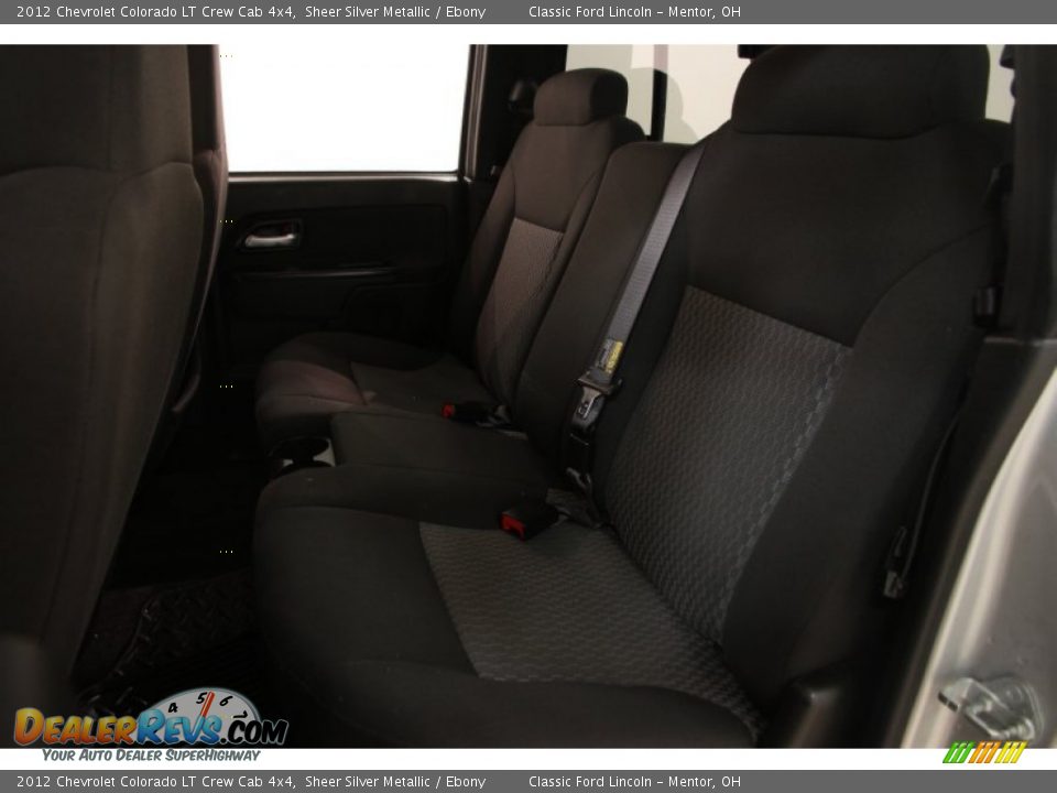 2012 Chevrolet Colorado LT Crew Cab 4x4 Sheer Silver Metallic / Ebony Photo #11