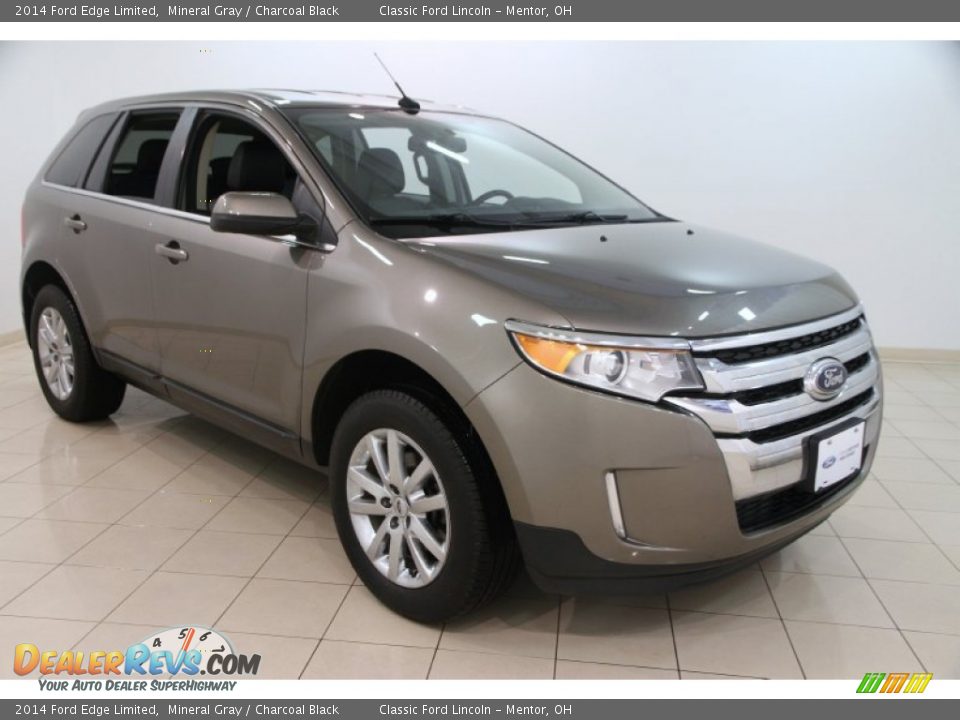 2014 Ford Edge Limited Mineral Gray / Charcoal Black Photo #1